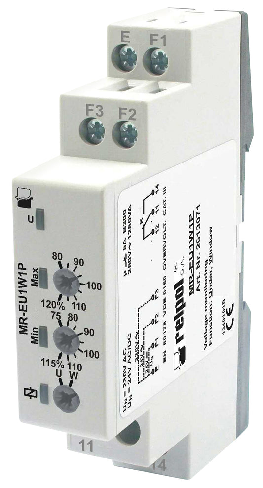Relpol MR-EU1W1P – Monitoring Relays