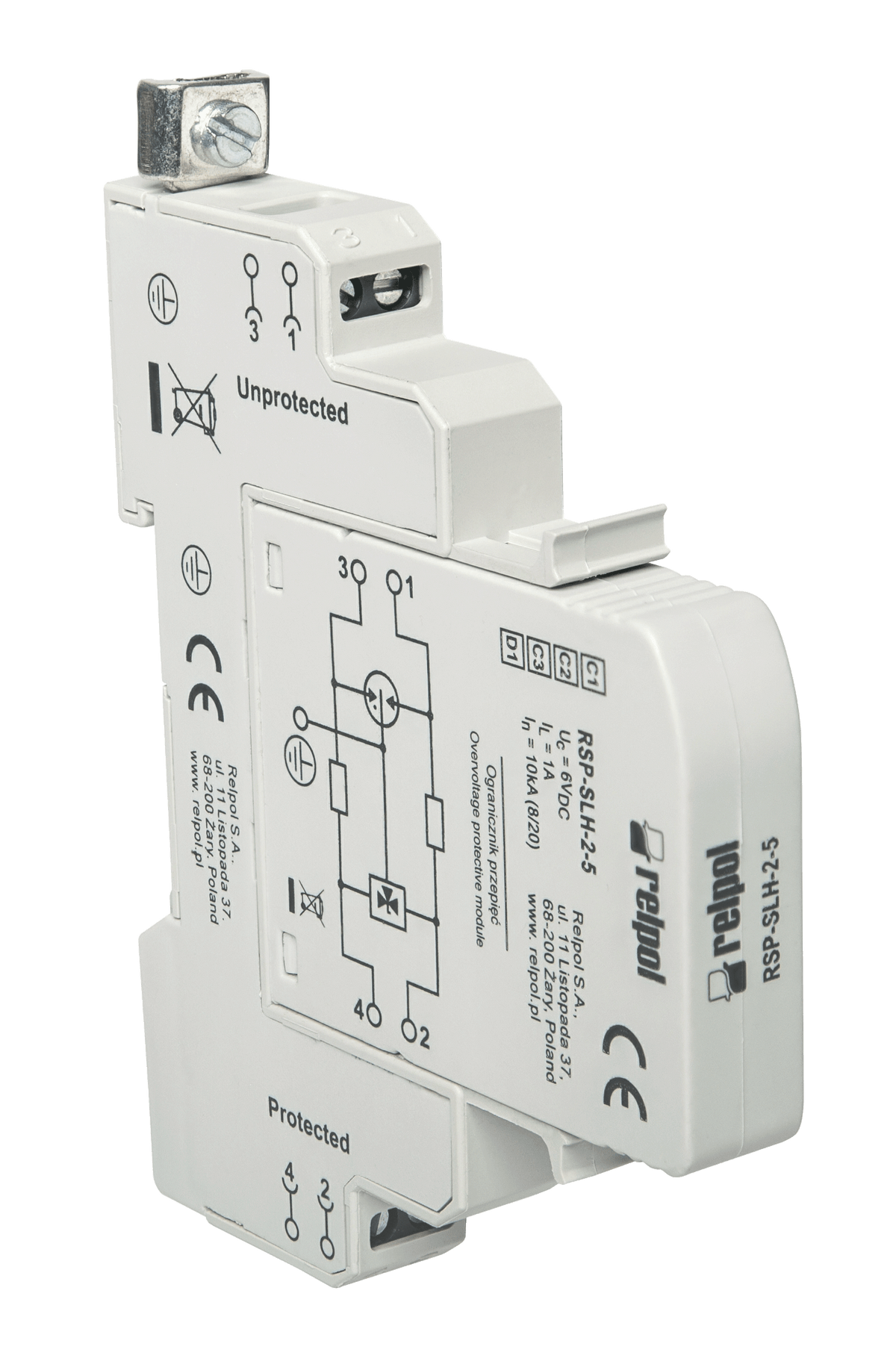 Relpol RSP-SLH-2-5 – Data Line Surge Protection