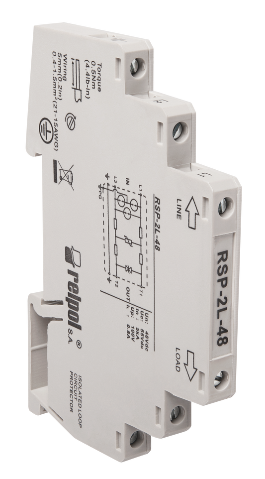 Relpol RSP-2L-48 – Data Line Surge Protection