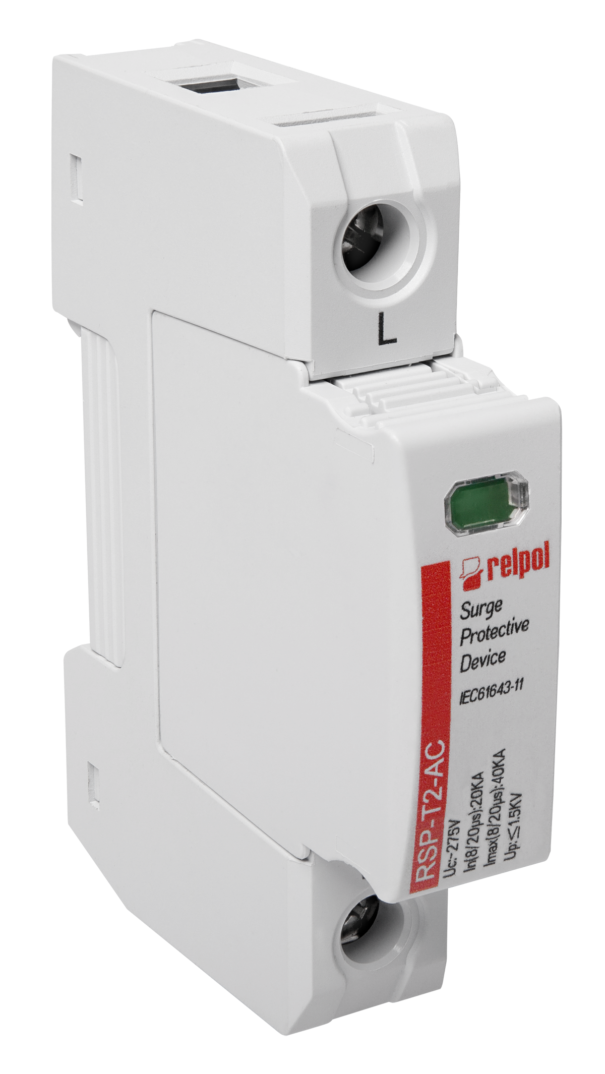 Relpol RSP-T2-AC/1P – AC Power Surge Protection