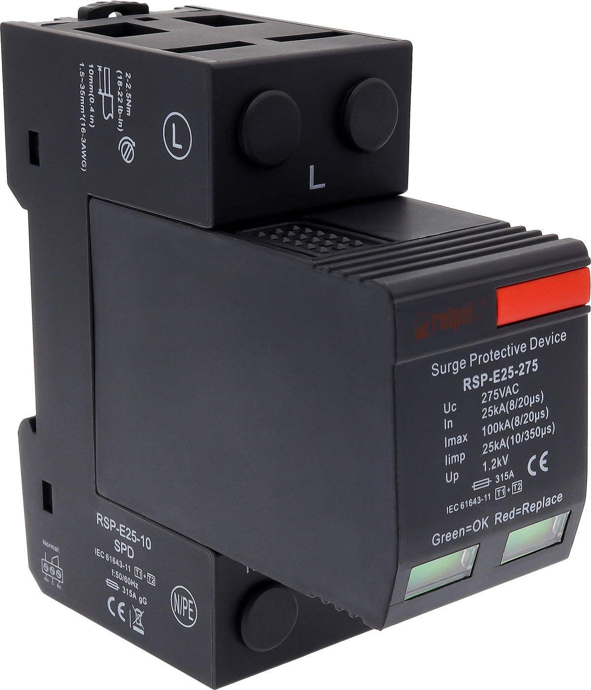 Relpol RSP-E25-10 – AC Power Surge Protection