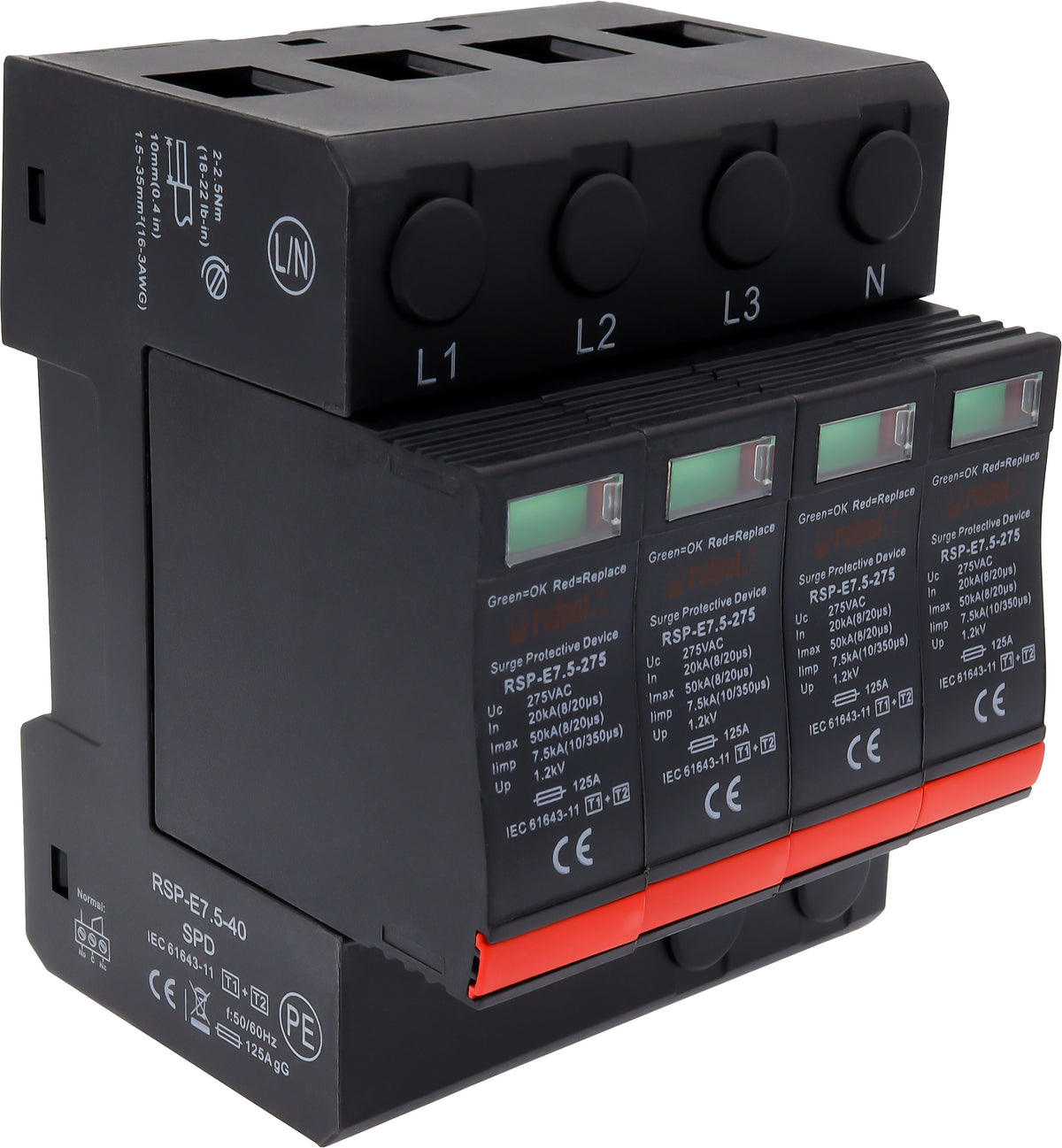 Relpol RSP-E7.5-40 – AC Power Surge Protection