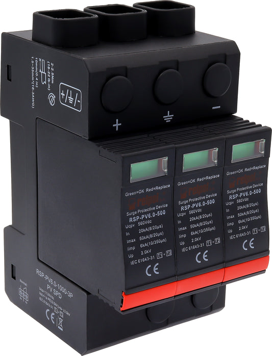 Relpol RSP-PV6.0-1000-3P – Photovoltaic (PV) Surge Protection