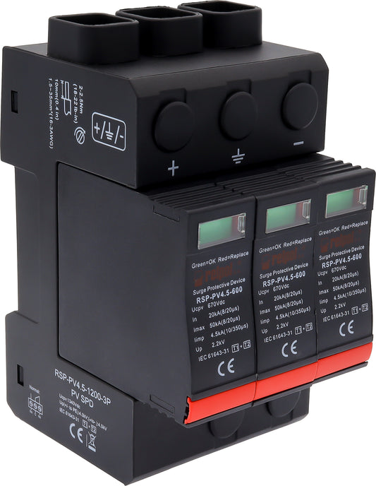 Relpol RSP-PV4.5-1200-3P – Photovoltaic (PV) Surge Protection
