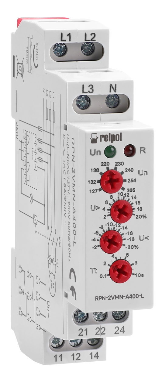Relpol RPN-2VMN-A400-L – Monitoring Relays