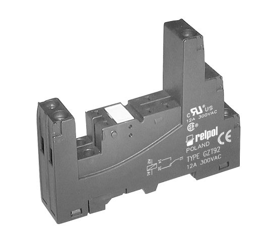 Relpol GZT92 (black) – Relay Sockets & Bases