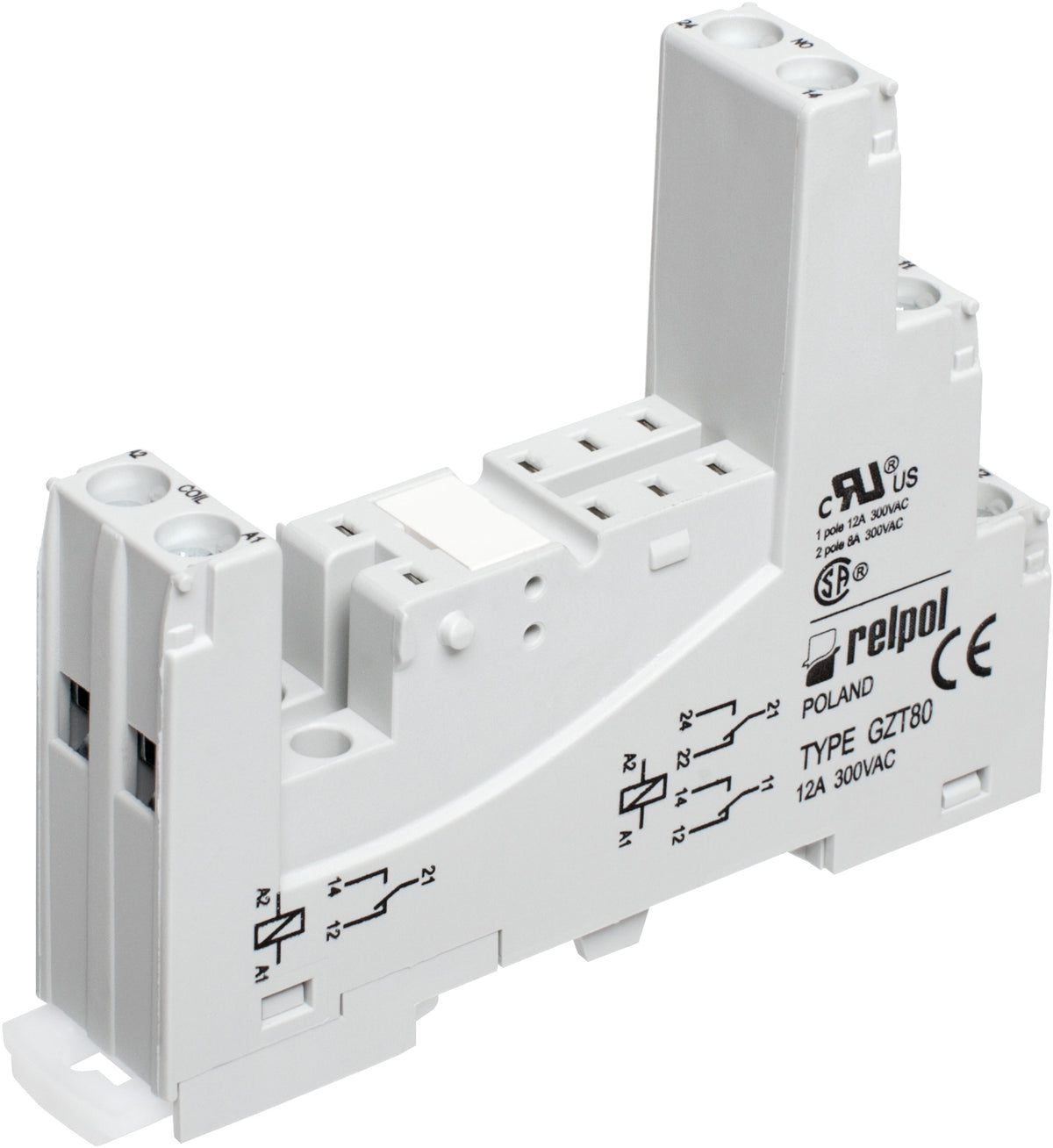 Relpol GZT80 – Relay Sockets & Bases