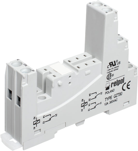 Relpol GZT80 – Relay Sockets & Bases