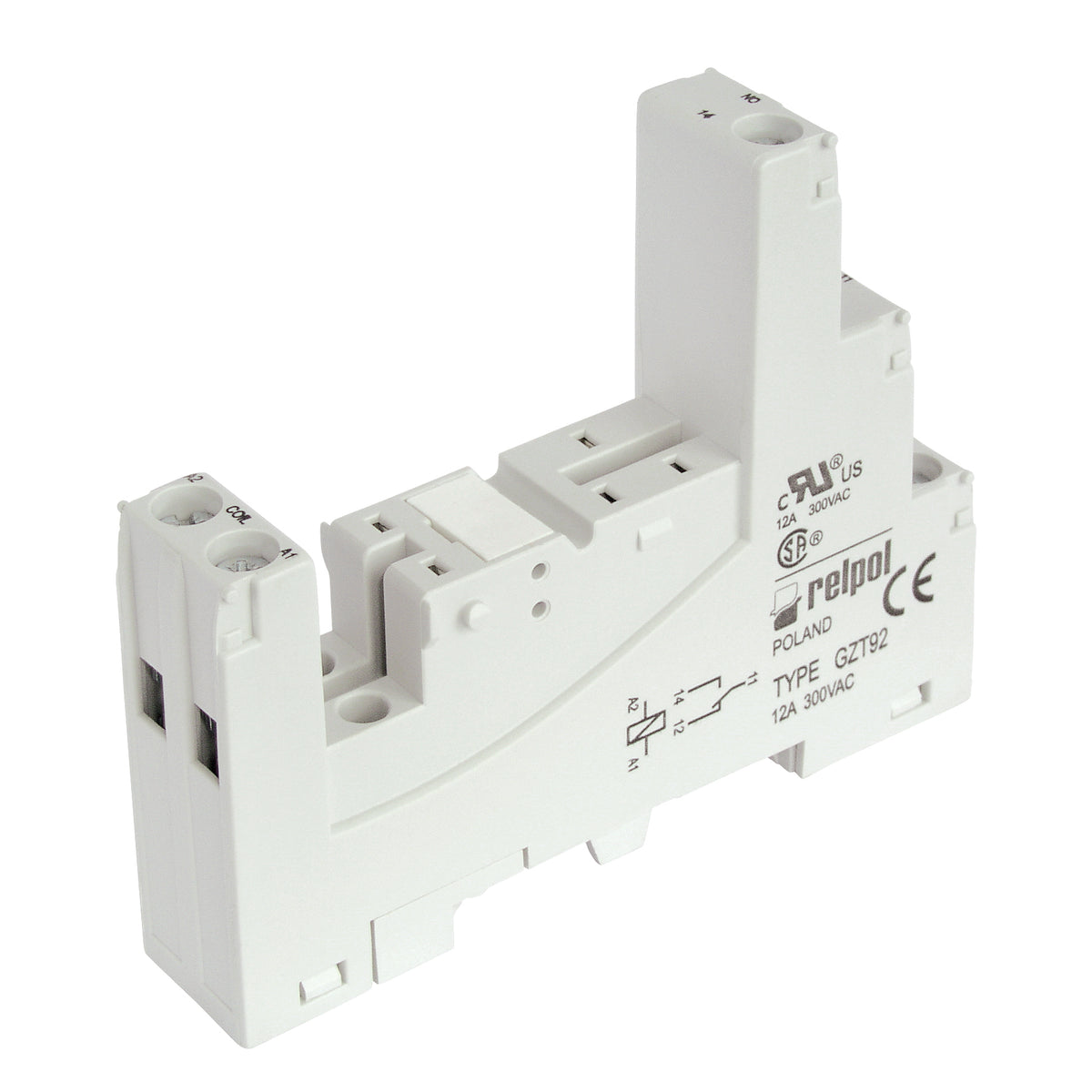Relpol GZT92 GRAY – Relay Sockets & Bases