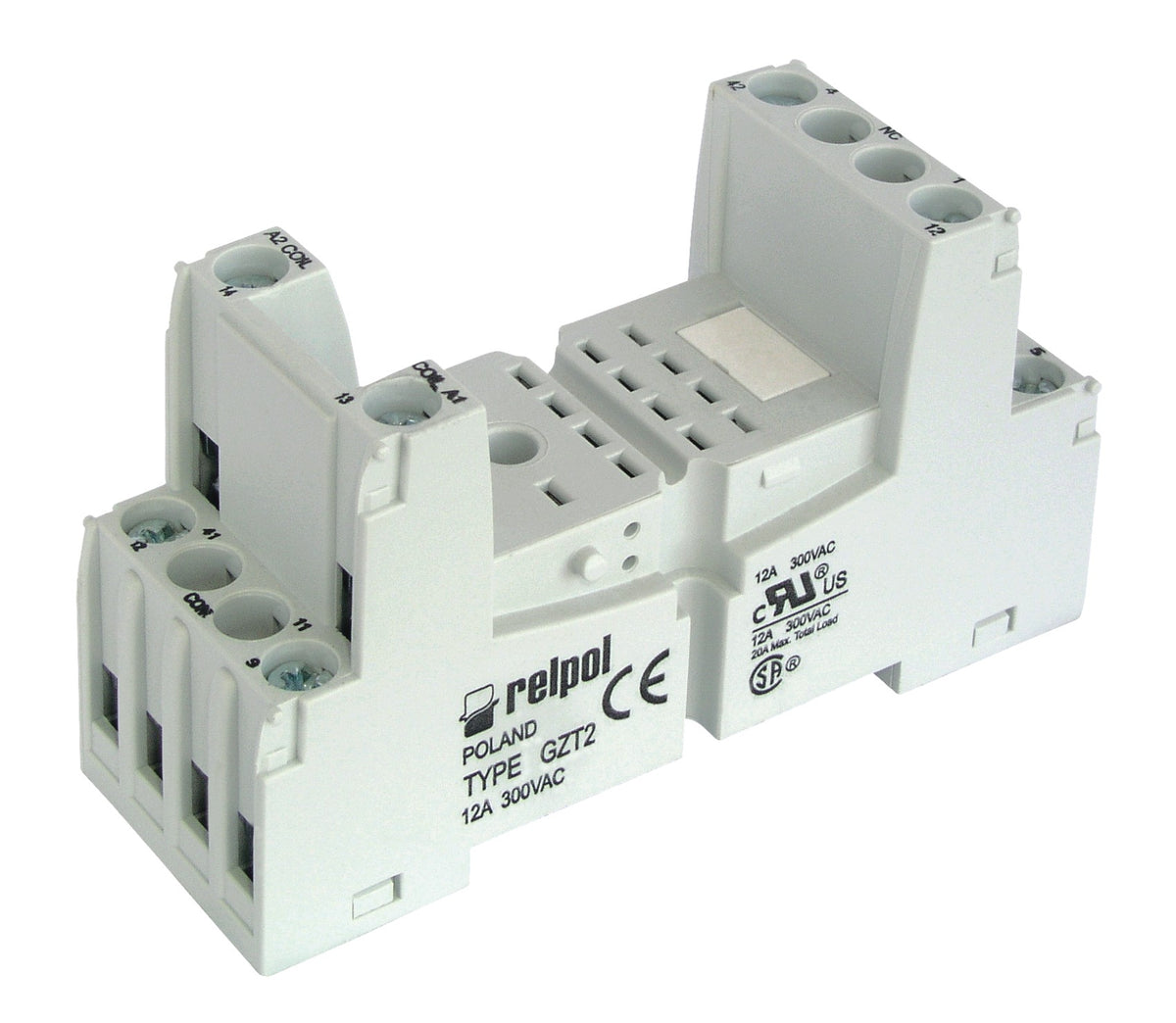 Relpol GZT2 – Relay Sockets & Bases