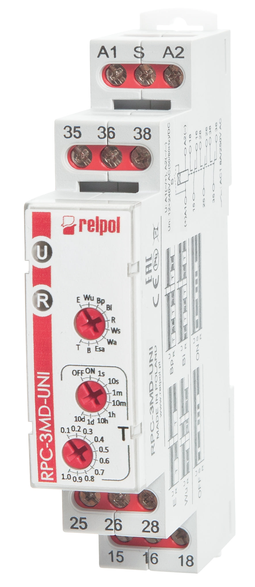 Relpol RPC-3MD-UNI – Time Relays