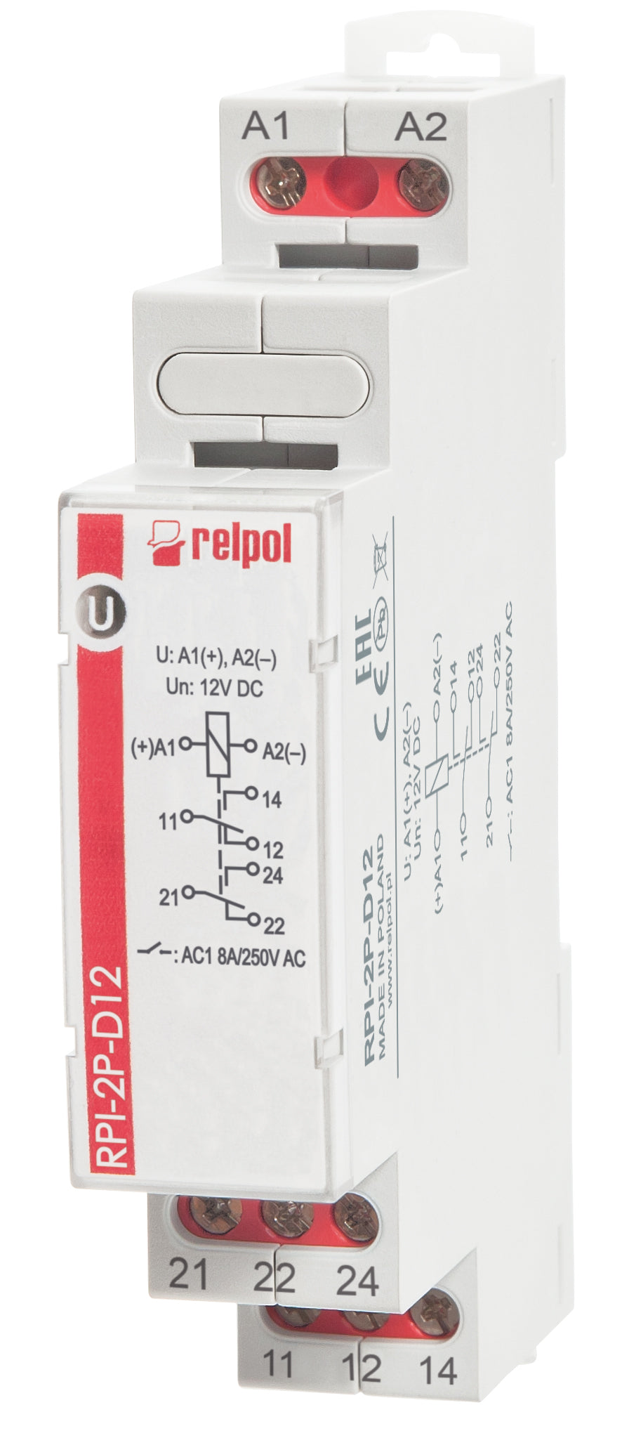 Relpol RPI-2P-D12 – Industrial Relays
