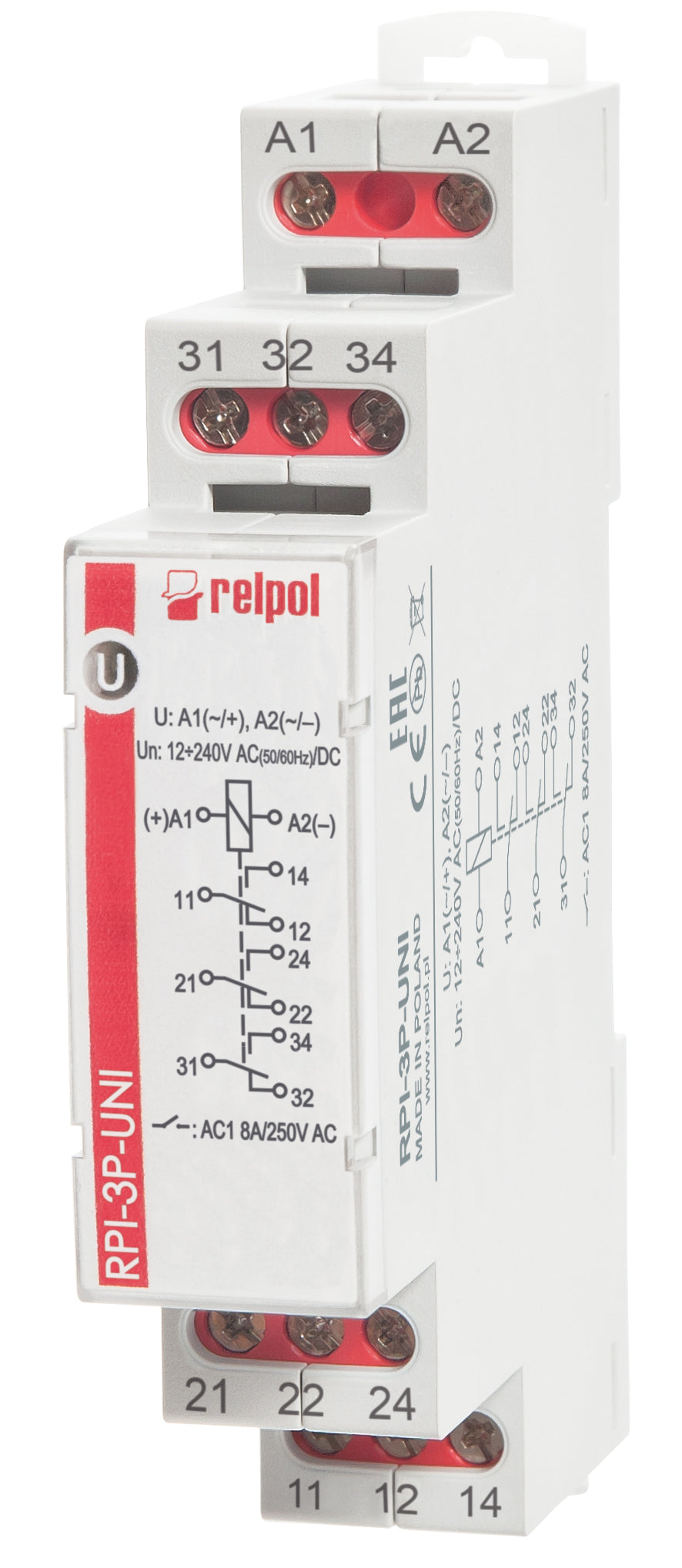 Relpol RPI-3P-UNI – Industrial Relays