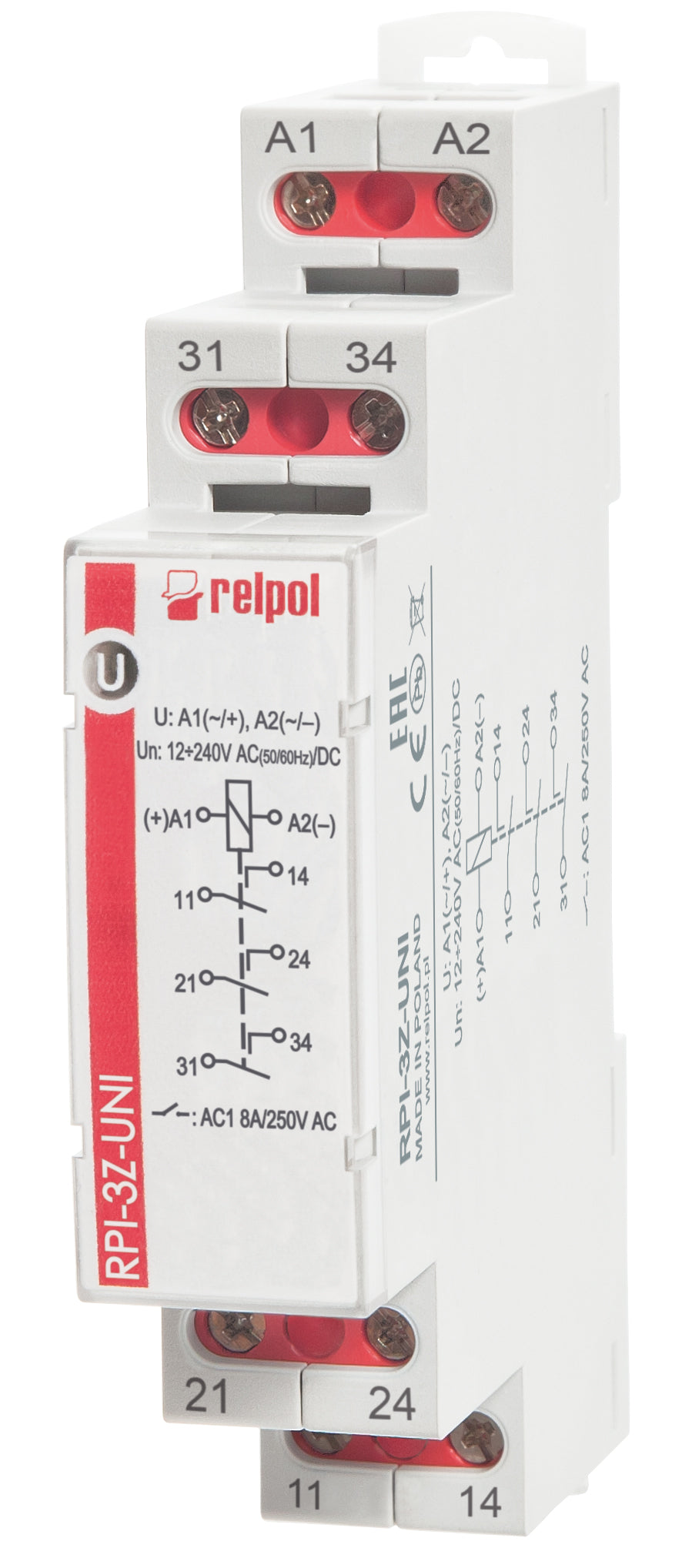 Relpol RPI-3Z-UNI – Industrial Relays