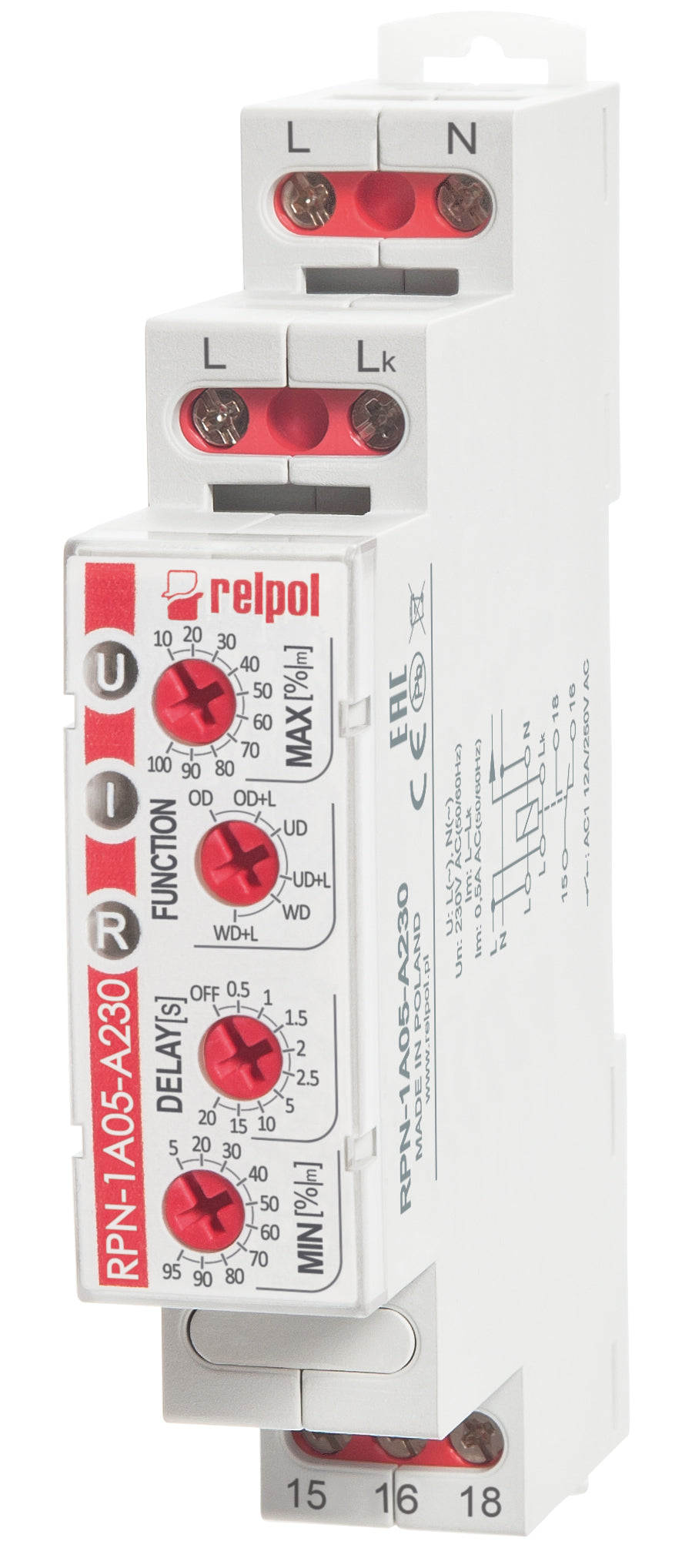 Relpol RPN-1A05-A230 – Monitoring Relays
