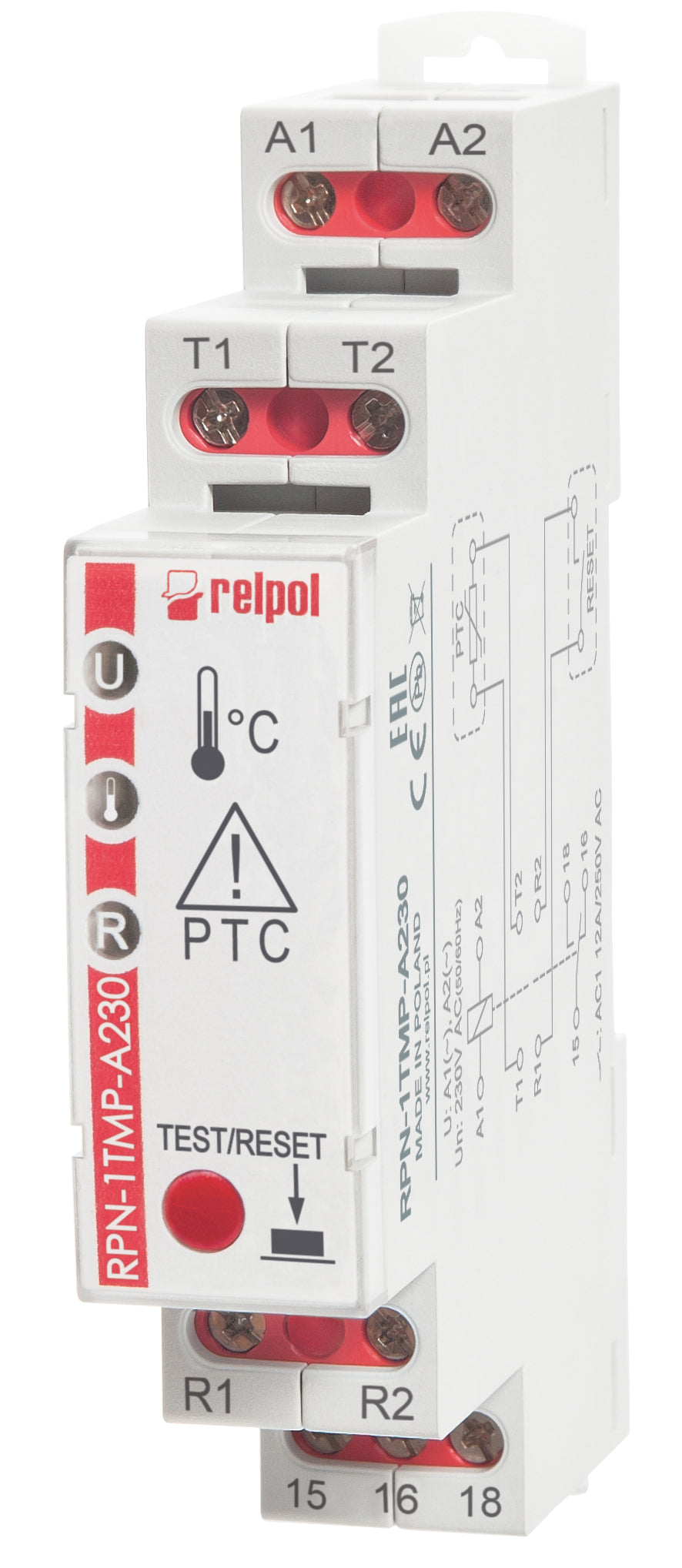 Relpol RPN-1TMP-A230 – Monitoring Relays