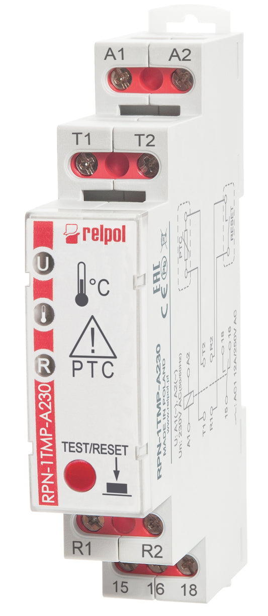 Relpol RPN-1TMP-A230 – Monitoring Relays