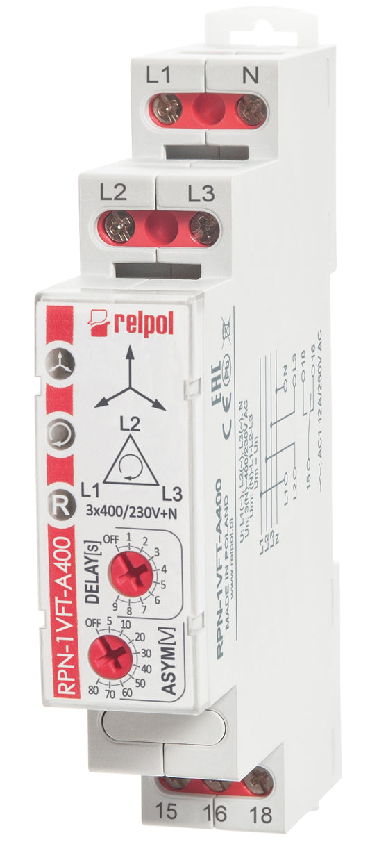 Relpol RPN-1VFT-A400 – Monitoring Relays
