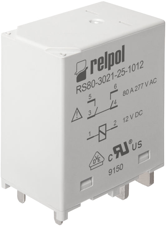 Relpol RS80-3021-25-1012 – High Power Relays