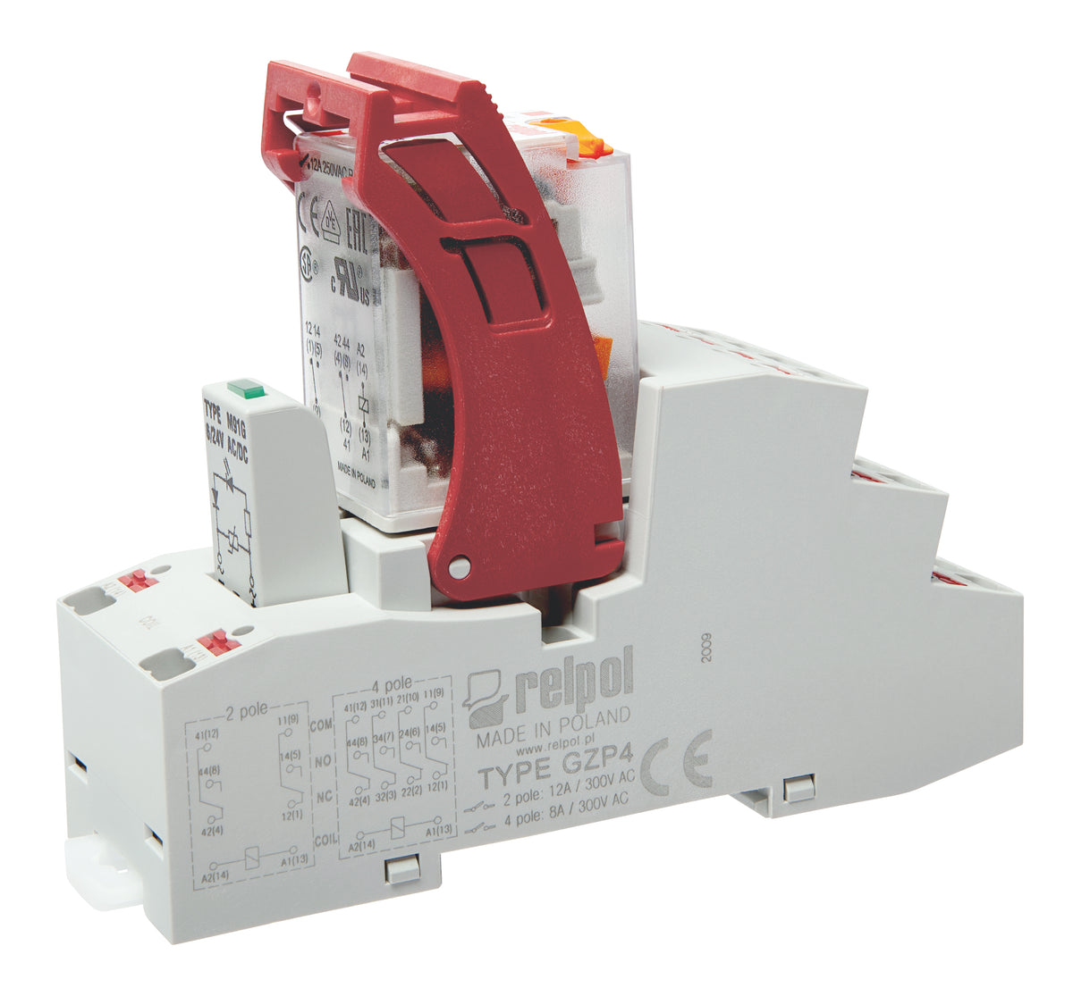 Relpol PIR2-024AC-M91G-PS-2012 – Interface Relays