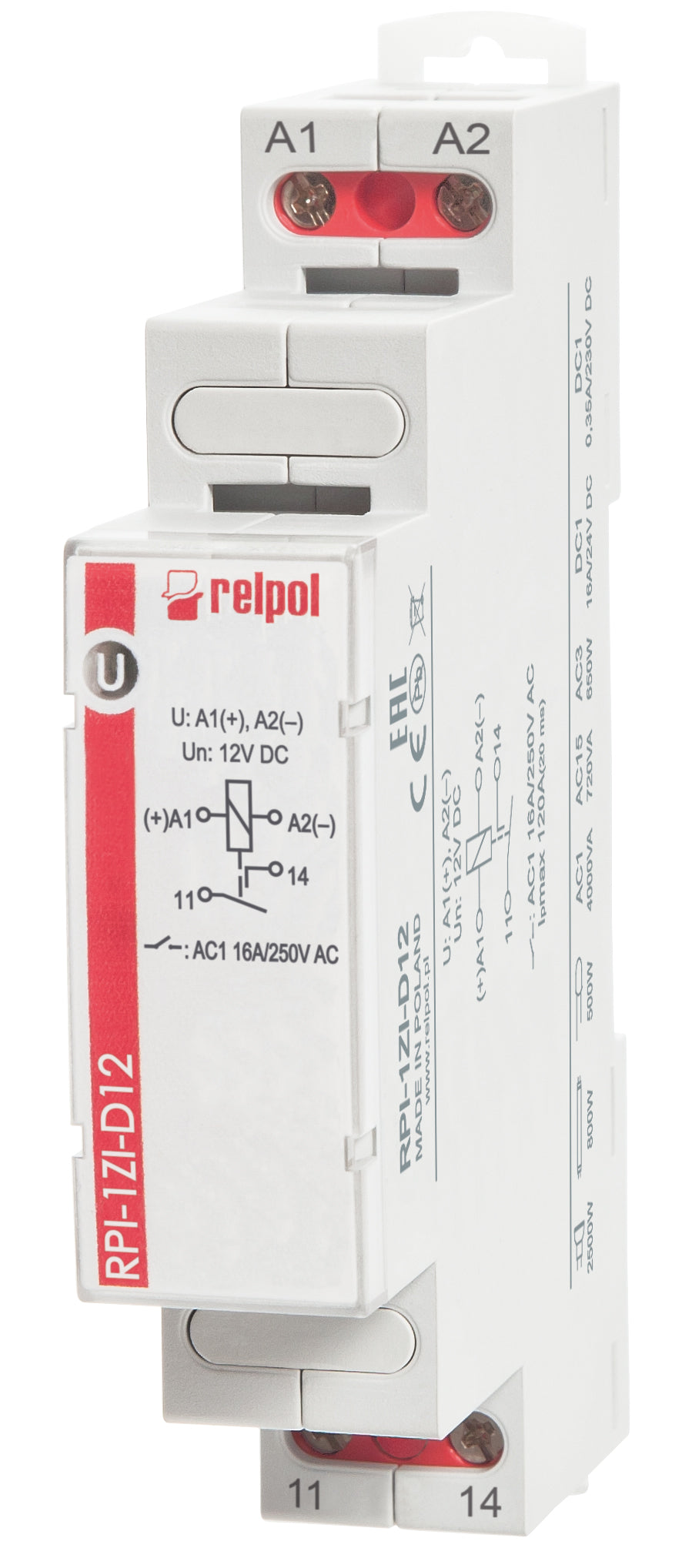 Relpol RPI-1ZI-D12 – Industrial Relays