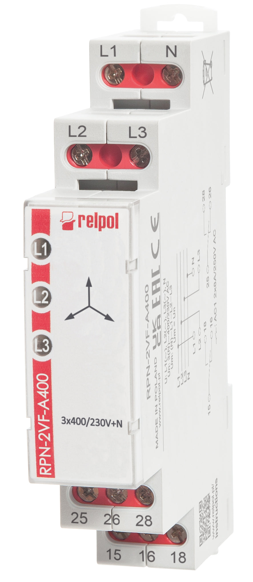 Relpol RPN-2VF-A400 – Monitoring Relays