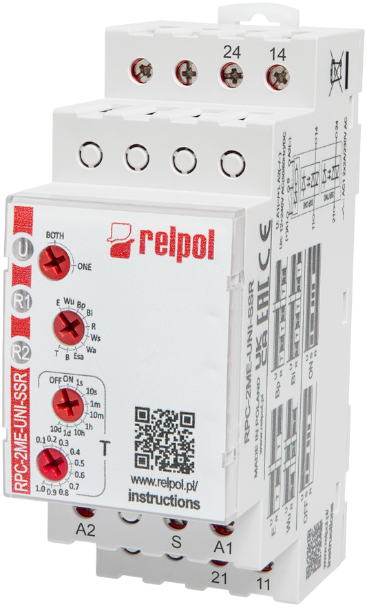 Relpol RPC-2ME-UNI-SSR – Time Relays