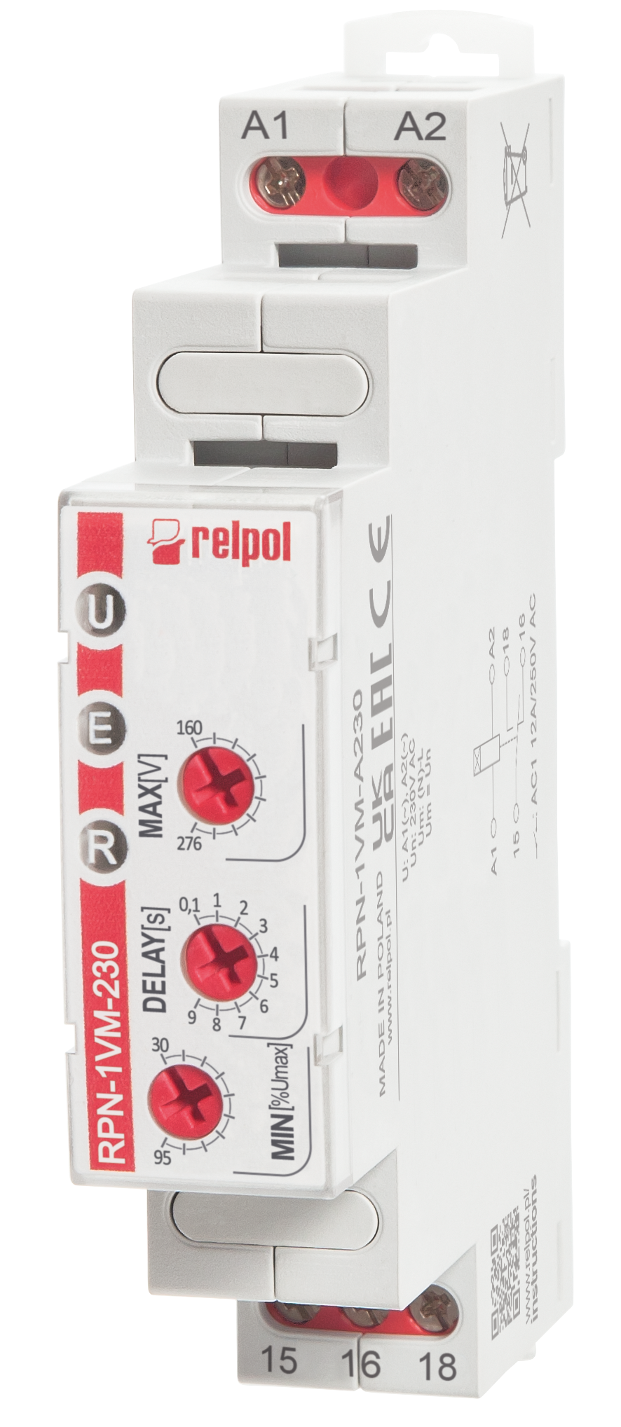 Relpol RPN-1VM-A230 – Monitoring Relays