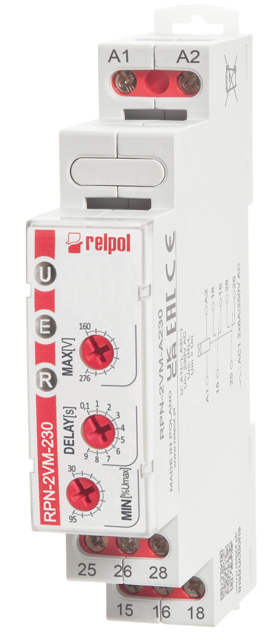 Relpol RPN-2VM-A230 – Monitoring Relays