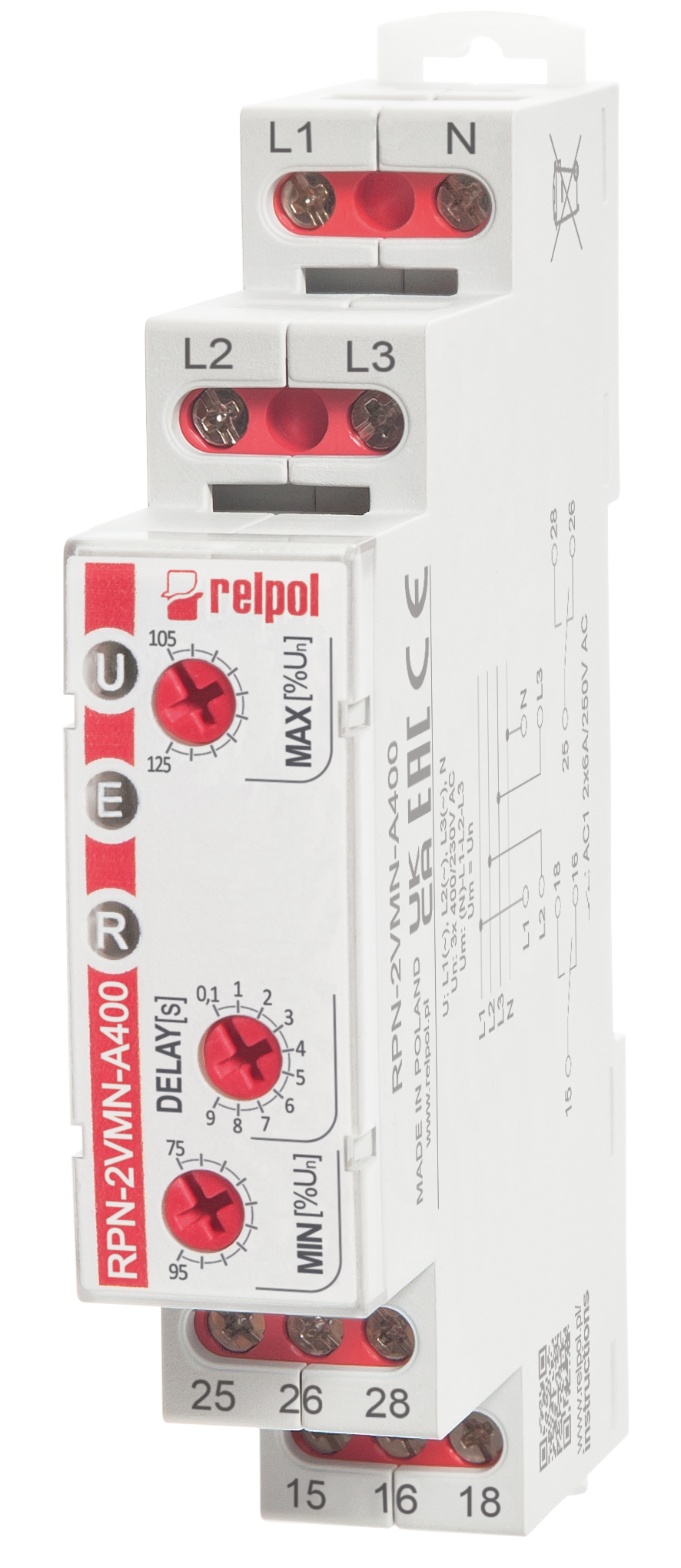 Relpol RPN-2VMN-A400 – Monitoring Relays