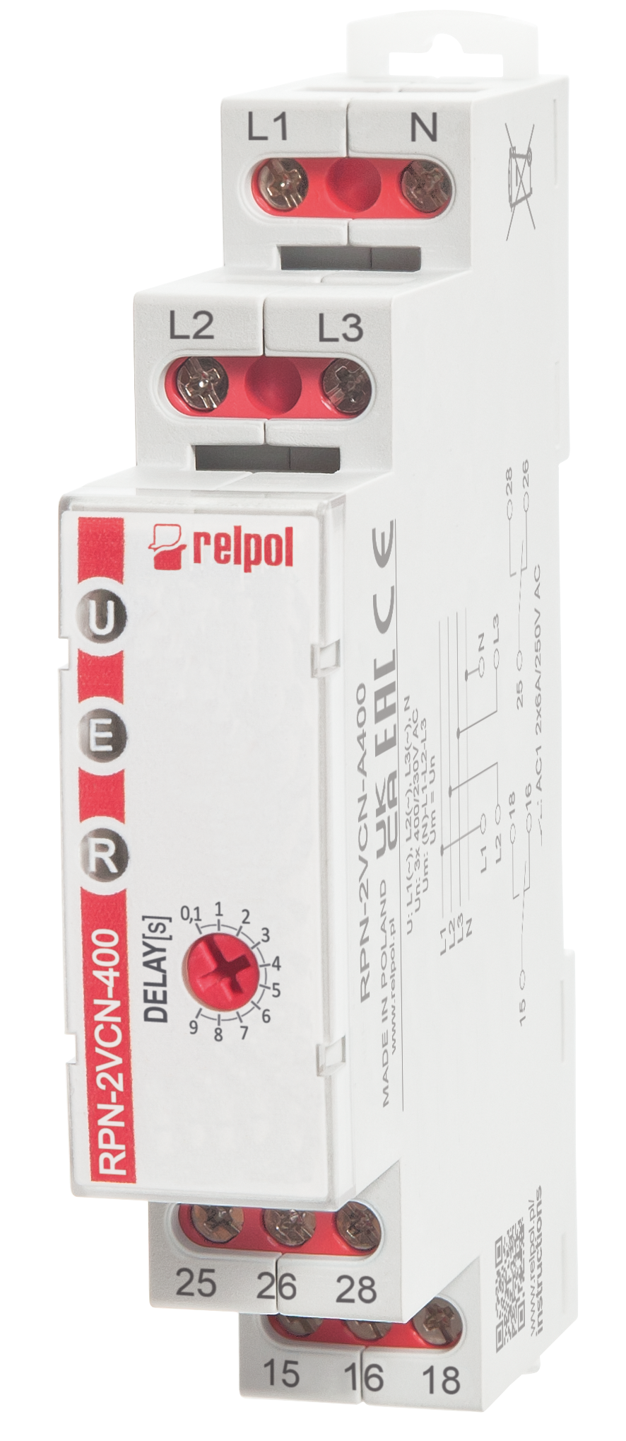 Relpol RPN-2VCN-A400 – Monitoring Relays