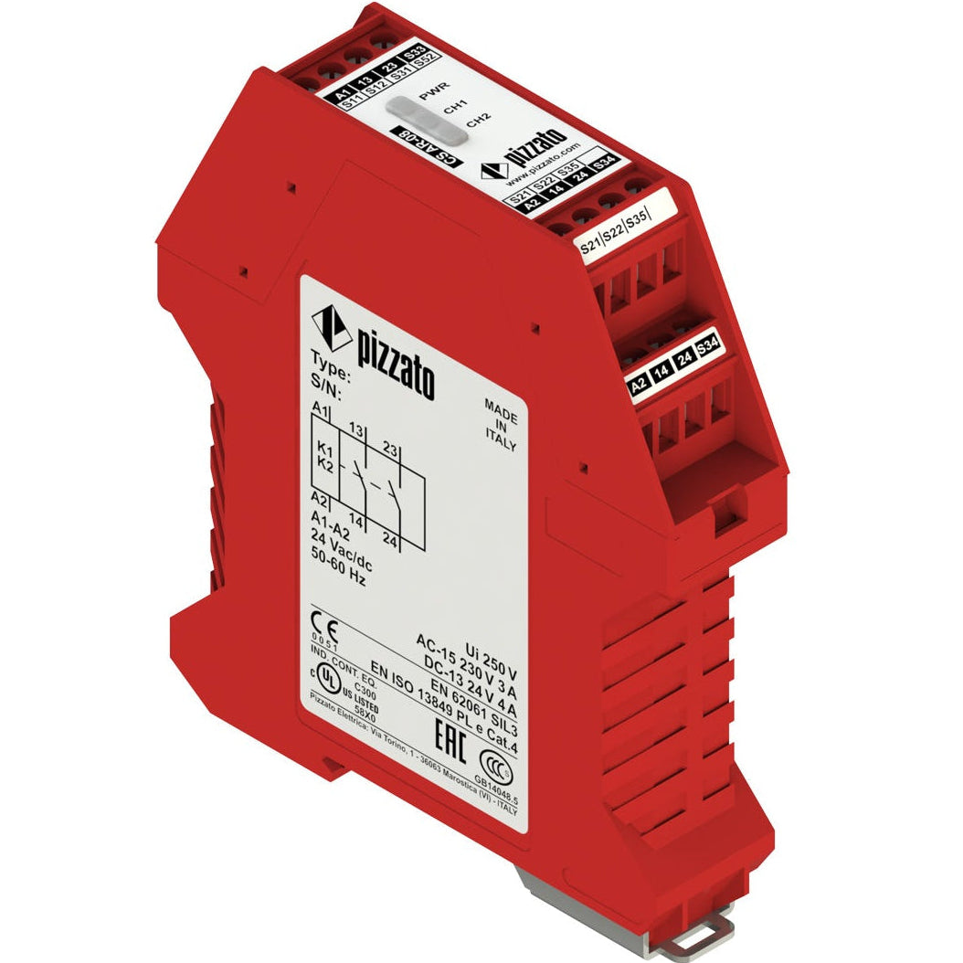 Pizzato CS AR-08V024 Safety module 2NO, category 4